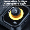Bluetooth 5.4 Speaker Handsfree Car Kit Sun Visor Clip Wireless Audio Receiver Speakerphone Loud Music Player with Ambient Light