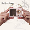 Wireless Bluetooth Speaker Sound Stereo Portable USB Charging Mini Speakers Travel Music Player Retro Music Box Dropshipping