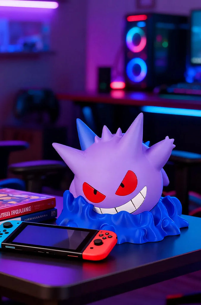 Gengar Game Controller Stand Headphone Holder For Ps5 Xbox Switch Desktop Storage Organizer Gaming Accessories For Adult Gamers