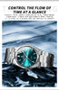 BINBOND Fashion New Men Business Watch Leisure Quartz Stainless Steel Buckle Watches Waterproof Luminous Calendar Men's Watches
