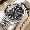 POEDAGAR Business Men Watch Date Week Waterproof Luminous Luxury Man Wristwatch Sports Stainless Steel Men's Quartz Watches Male