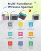 Portable Bluetooth Speaker Rechargeable Wireless Speaker with Deep Bass Support TF Card USB Drive Home Decor for Party Outdoor