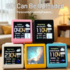 Smart WiFi Digital Desk Clock Weather Station Multi-Functional Alarm GIF Display Desktop Decor Gadget for Bedroom Home Office