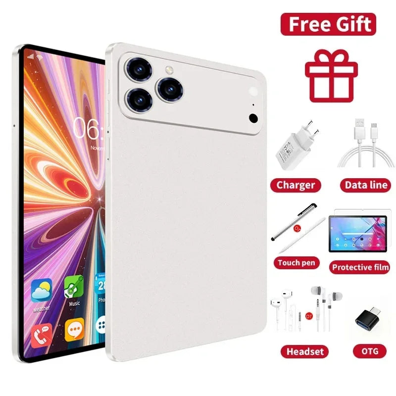 2026 IPad 17 Pro Max 12 Inch Global Original 5G Tablet 24GB 2T Android16 Snapdrago 8gen3 5G Dual SIM Call 20000mAh WIFI Tablet