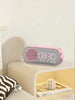 Bluetooth speaker, mirror-faced clock alarm clock smart speaker, bass-heavy FM card insertable small speaker