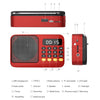 Bluetooth 5.0 Portable FM Radio Small Emergency Recargable Sound Box Mini Vintage Speaker Mp3 Player Support TF Card USB Drive