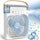 Modern Home Small Air Cooler 3 Speed Fan Air Conditioner Portable Humidifier Fan Portable LED Night Lights for Office