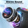Portable Bluetooth Speaker with Lights, Powerful Crystal Clear Sound, IPX4 Waterproof, All Day Playtime, BT5.3, TWS Paring,