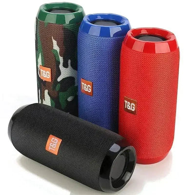 Portable Bluetooth Speaker, Wireless TWS Pairing IPX5Waterproof 1200mAh Battery TF FM Radio with Stereo Bass for Outdoor Use
