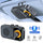 Bluetooth 5.4 Speaker Handsfree Car Kit Sun Visor Clip Wireless Audio Receiver Speakerphone Loud Music Player with Ambient Light