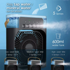Modern Home Small Air Cooler 3 Speed Fan Air Conditioner Portable Humidifier Fan Portable LED Night Lights for Office
