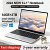Ultra Slim LENO 14.1" Laptop Intel 4405U Windows11 16GB 2TB SSD 1920*1080 Display Office Gaming Study Computer