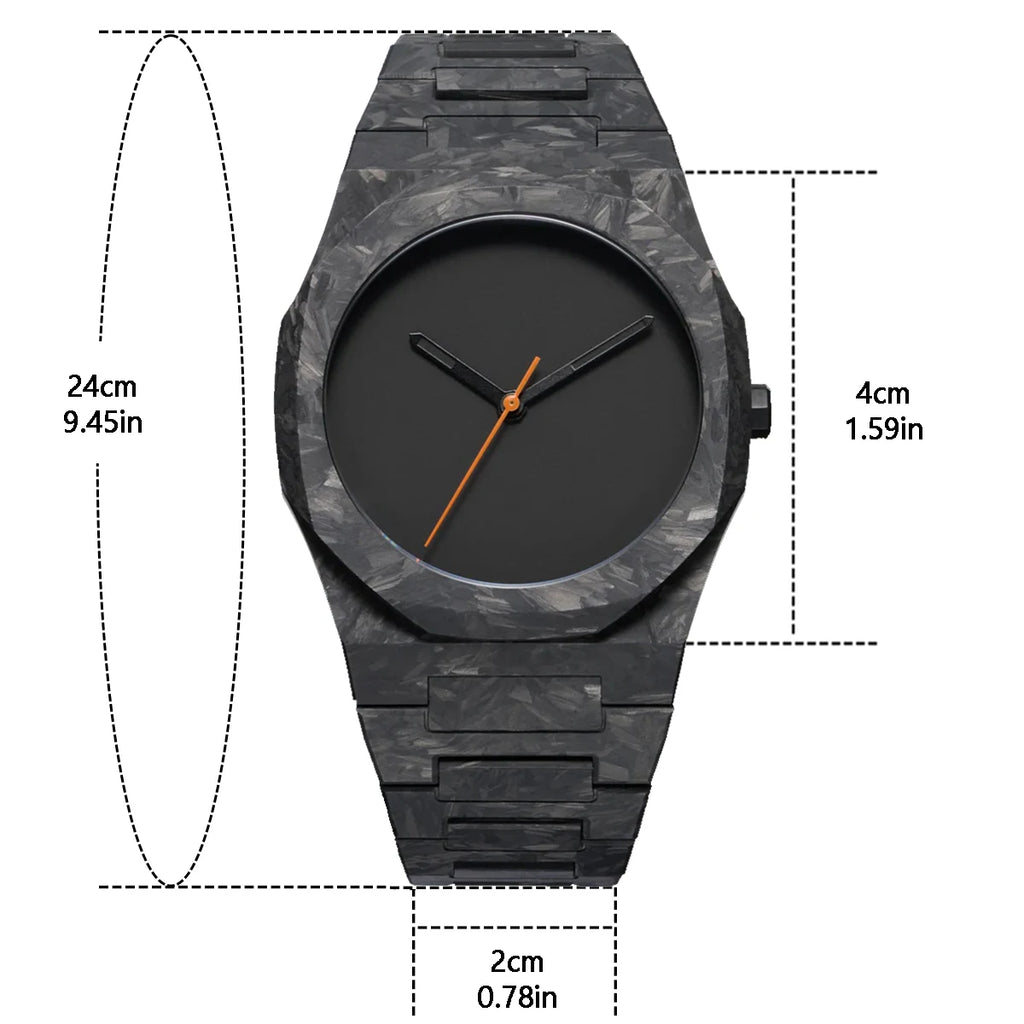 Men's Classic Business Watch Arabic Numerals Polycarbonate Quartz Watch Fashion Sports Watch Slim Waterproof Clock