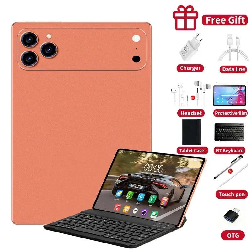 2026 IPad 17 Pro Max Tablet PC 11 Inch Face Recognition 24GB 2TB Android16 Snapdrago 8gen3 5G Dual SIM Call WIFI 20000mAh Tablet