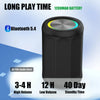 Bluetooth Speaker Wireless LoudSound Subwoofer Outdoor Portable Heavy Bass Fabric Speaker TWS Stereo RGB Ambient Light Speakers