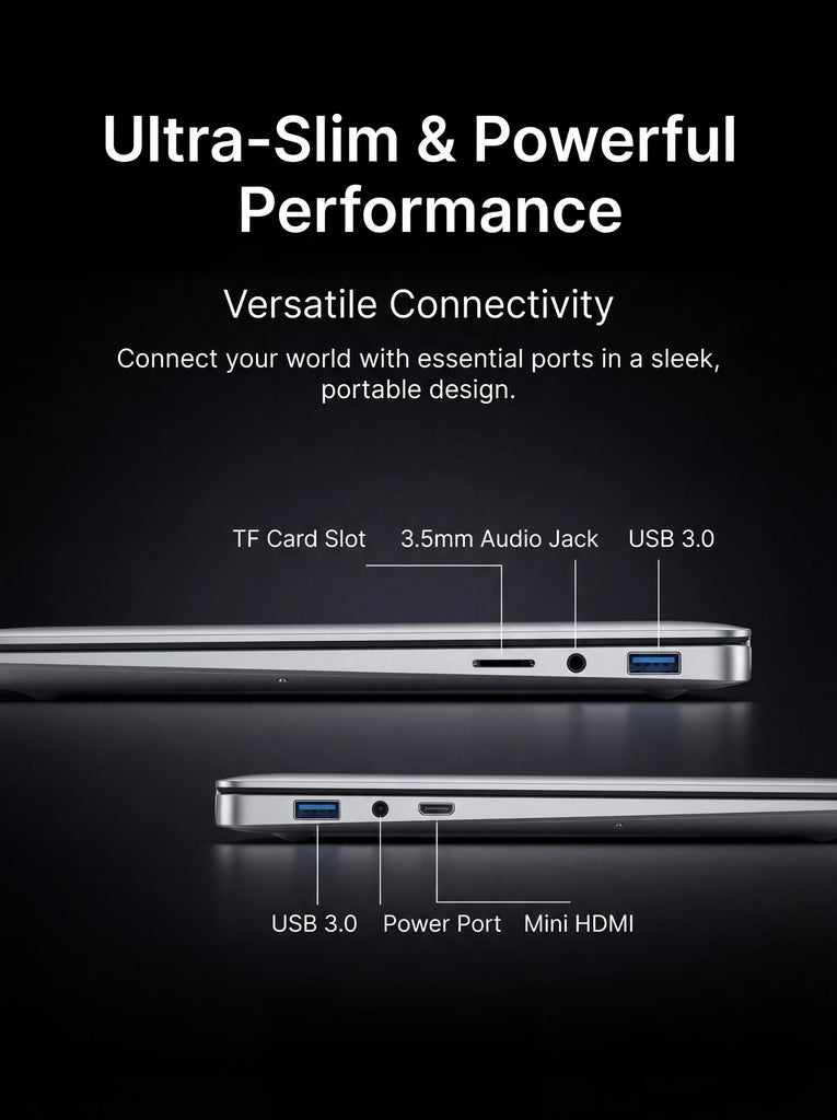 2026 New Core i9 9880H Windows 11 Pro Laptop 32GB RAM 2TB SSD for Gaming Office Studio High-Speed Notebook 5000mAh