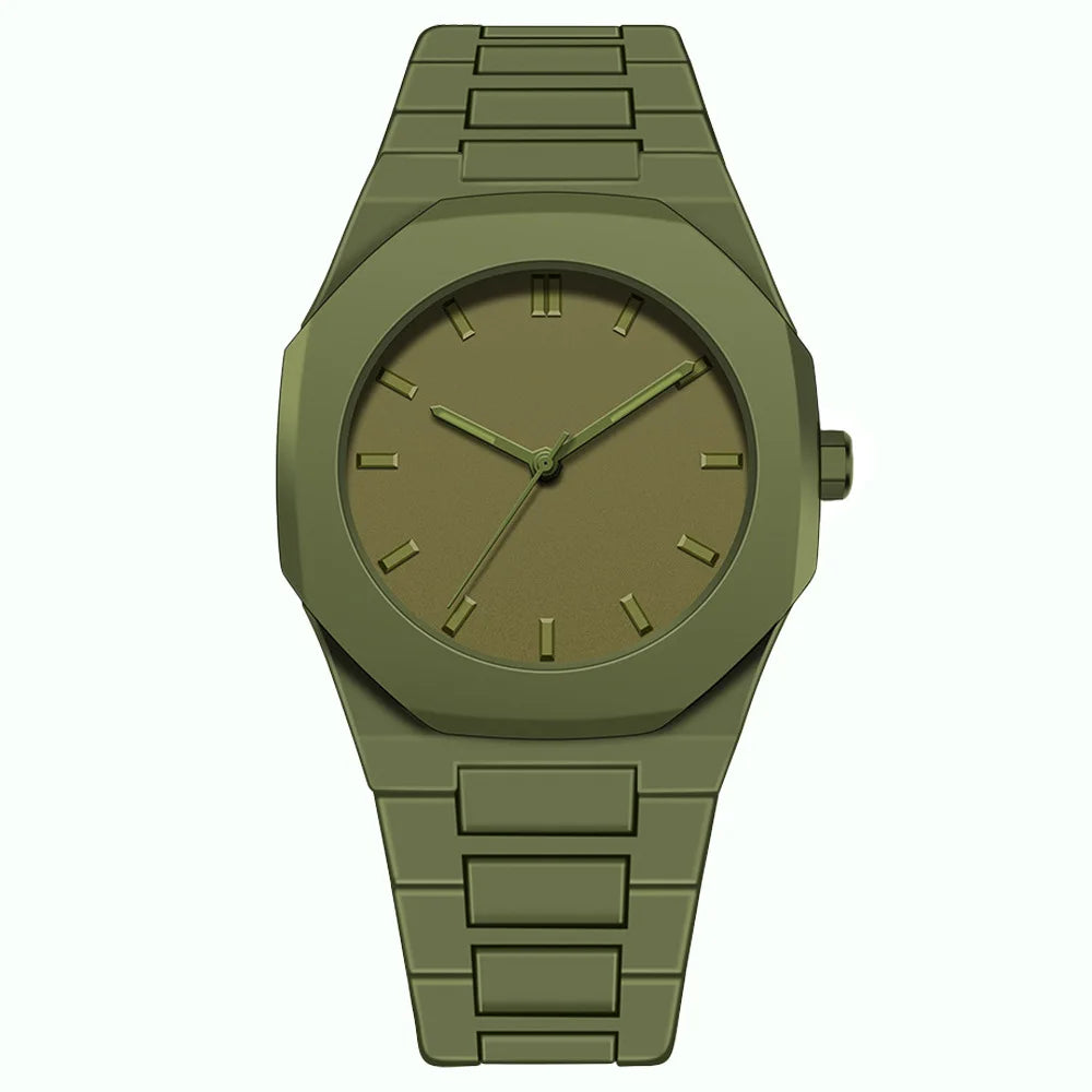 New Trend Fashion Men Watch Business Men Quartz Watch Classic Waterproof Round Watches Art Arabic Digital Dial Men's Clock