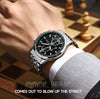 CRRJU Brand Creative Multifunction Male Wristwatch Date Display Stainless steel Men Quartz Watch Waterproof Sports Chronograph