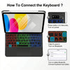 Magic Keyboard for iPad 11th Generation A16 2025 11"A3354 A3355 Keyboard Case for iPad 10th Gen 2022 10.9" A2696 A2757 Cover