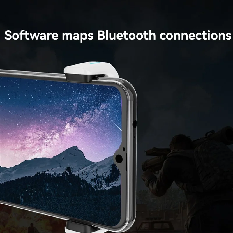 ABGI-ET200 PUBG Gaming Gadget Asupports Bluetooth Utomatic Pressure Gun Game Handle Android Multi-Function Button