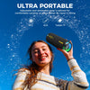 Portable Bluetooth Speaker with Stereo Sound, IPX7 Waterproof, 24-Hour Playtime, Wireless Speaker for Home, Outdoors, Travel