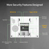7 inch 4G & WiFi Home Alarm Host System Wireless GSM Big Screen Touch Panel Tuya Smart Security Protection Kit Remote Control