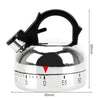 Kitchen Tool Gadgets Cooking Reminders Tools 60 Minutes Kitchen Timer Mechanical Timer Countdown Alarm Reminder Kettle Shape