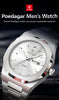 POEDAGAR Fashion Brand Male Wristwatch Waterproof Luminous Stainless Steel Men Clock Date Week Casual Quartz Men's Watches Reloj