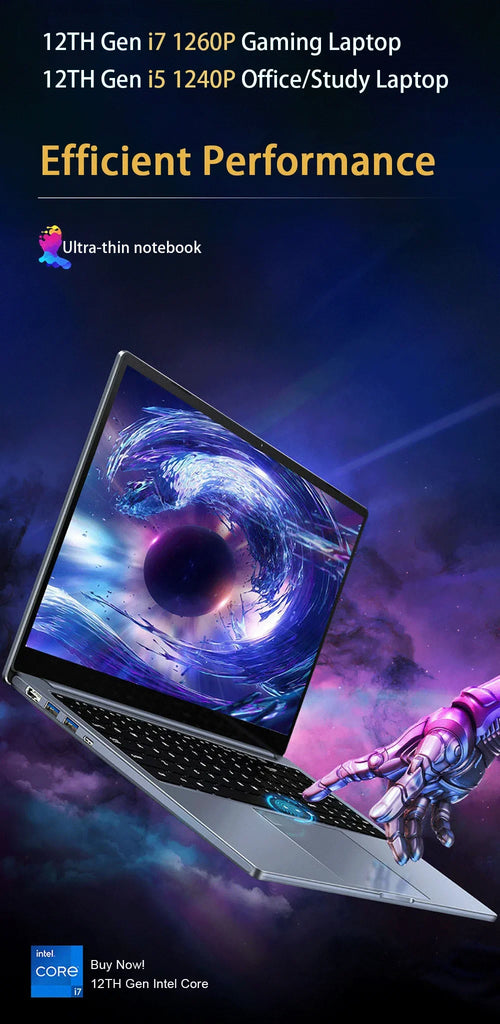 15.6 Inch Laptop Intel Core I9-12900H/i9-10885H Windows 11 Por 2*DDR4 2*M.2 SSD High-End Gaming Computer WIFI5 BT