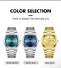 PAAZOMU Fashion Men's Quartz Watch Stainless Steel Waterproof Luminous Man Watch Chronograph Date Multifunction Watches For Men