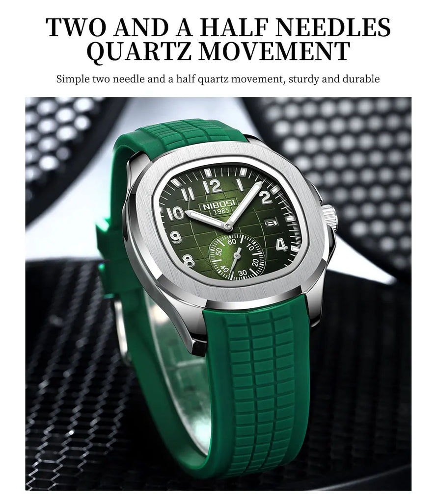 NIBOSI New Arrival Sport Watch Men Casual Silicone Quartz Watch montre homme saat erkek kol saati reloj para hombre de lujo часы