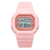 YIKAZE Sports Watch Boys Girls Student LED Electronic Watch Colorful Men Women Square Digital Watches Waterproof Rubber Clock