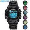 SYNOKE Student Sport Watches For Kids Colorful Electronic Watches 50M Waterproof Clock Children Digital Watch For Boys Girls