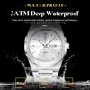 POEDAGAR Fashion Brand Male Wristwatch Waterproof Luminous Stainless Steel Men Clock Date Week Casual Quartz Men's Watches Reloj