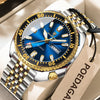 POEDAGAR Business Men Watch Date Week Waterproof Luminous Luxury Man Wristwatch Sports Stainless Steel Men's Quartz Watches Male