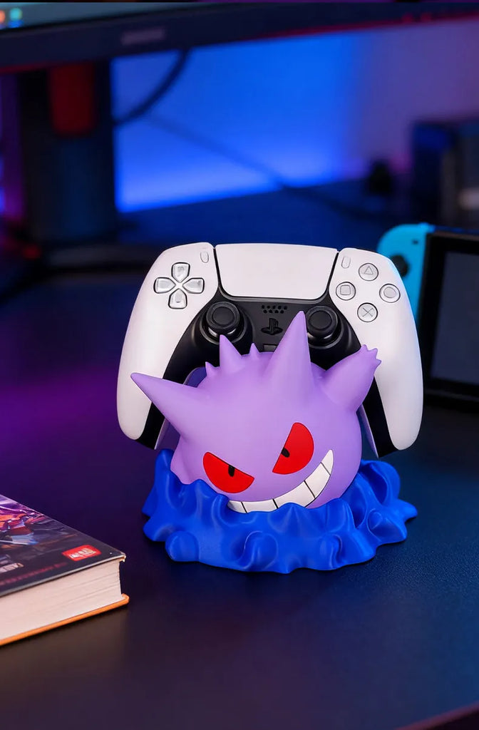 Gengar Game Controller Stand Headphone Holder For Ps5 Xbox Switch Desktop Storage Organizer Gaming Accessories For Adult Gamers