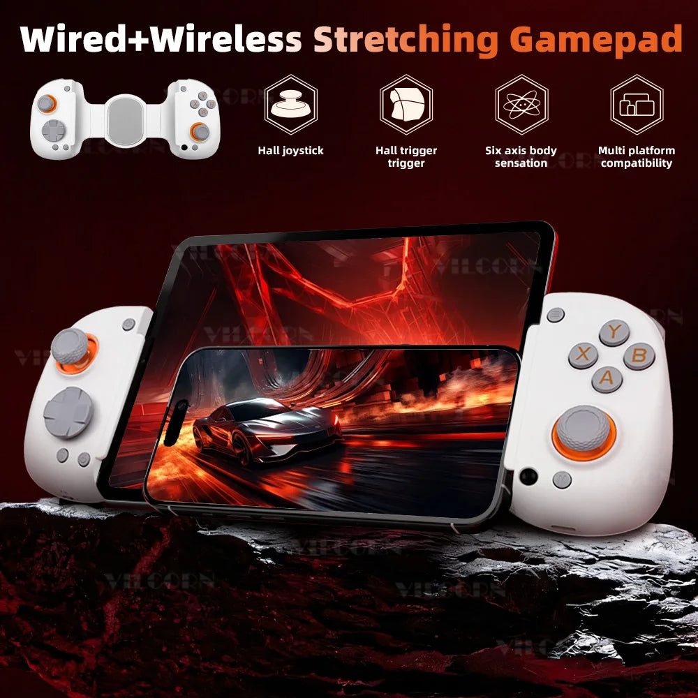 Wireless Gaming Controller For Android iPad Mobile Gamepad For Switch&XBOX Game Pass&Game Streaming Joystick Stretchable To 9.5