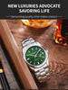 CHRONOS Top Brand Luxury Man Wristwatch Waterproof Luminous Date Men Watches Stainless Steel Quartz Men's Watch Male reloj