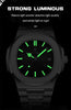 POEDAGAR Top Luxury Brand Man Watch Sports Waterproof Luminous Date Men Wristwatch Square Dial Quartz Men's Watches High Quality