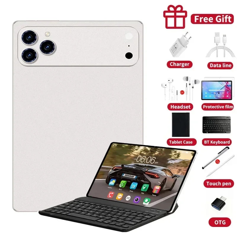 2026 IPad 17 Pro Max Tablet PC 11 Inch Face Recognition 24GB 2TB Android16 Snapdrago 8gen3 5G Dual SIM Call WIFI 20000mAh Tablet