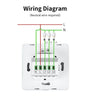 Smart Home  Homekit Smart WiFi Push Button Wall Switches 1/2/3Gang LED Room Lights for iphones Works with Siri Voice