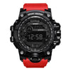 Men's Watch Fashion Sports Electronic Wristwatch Large dial Multifunctional Waterproof Luminous Alarm Kids Male's Military Watch
