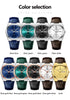 POEDAGAR Luxury Trend Men Watch Waterproof Luminous Date Week Man Wristwatch Military Outdoor Leather Men's Quartz Watches Reloj