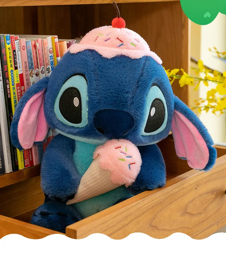 23/45cm Giant Stitch Plush Toy Girl Sleep Pillow Large Plushies Cloth Doll Children's Birthday Gift