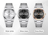 PENGAGAR Luxury Sport Quartz Man Wristwatch Waterproof Luminous Date Week Men Watches Stainless Steel Men's Watch Male Reloj+box