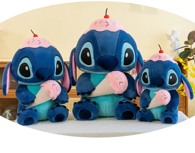 23/45cm Giant Stitch Plush Toy Girl Sleep Pillow Large Plushies Cloth Doll Children's Birthday Gift