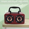 Bluetooth Speaker Retro Wooden Wireless Bluetooth Speaker Portable Music Player for Mobile Phone PC