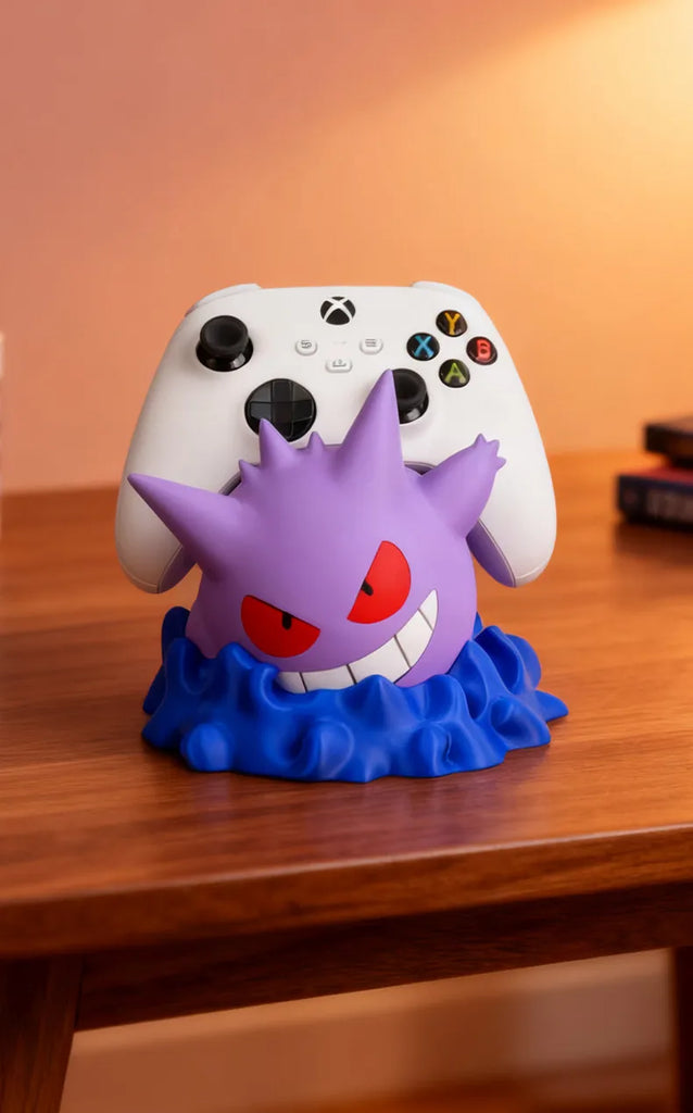Gengar Game Controller Stand Headphone Holder For Ps5 Xbox Switch Desktop Storage Organizer Gaming Accessories For Adult Gamers