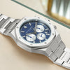 SAPPHERO Men's Watch Waterproof watch Chronograph function Date Glowing Hands Stainless Steel Watch Business  Watch For Men Gift