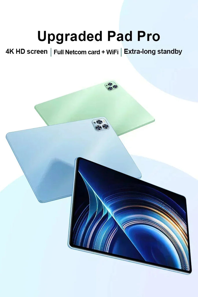 2026 12inch IPad Air Pro 5G Tablet PC 20000mAh Snapdragon 8Gen3 Android 16 24GB 2TB 5G Dual SIM GPS WIFI Network Original Tablet